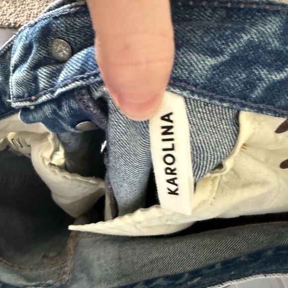 Grlfrnd Women’s 29 Karolina I put a spell on you distressed jeans - Picture 6 of 8